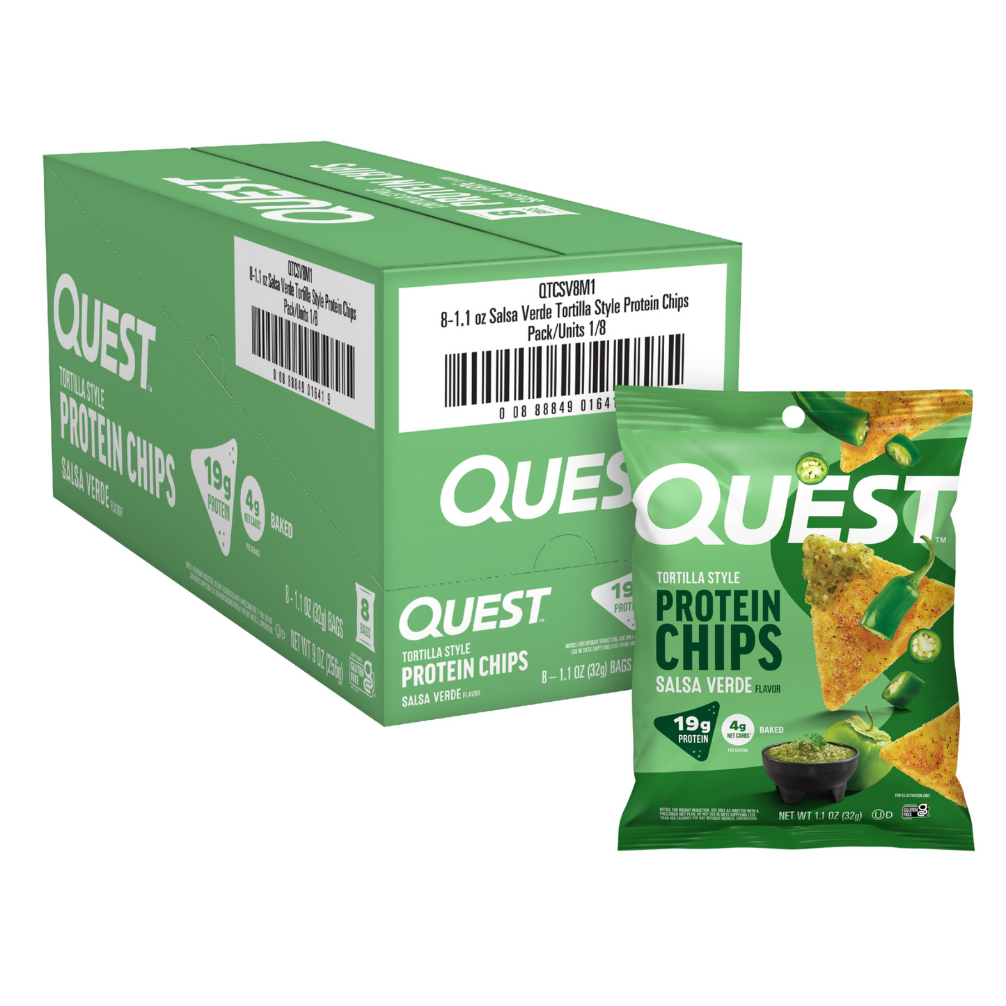 salsa-verde-tortilla-style-protein-chips-y5 110071_QN_USA_Pkg_ProteinChips_Tortilla_SV_8ctCarton_3D_Composite_Force_1.png